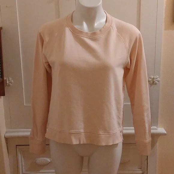 J crew eyelet sweatshirt hotsell